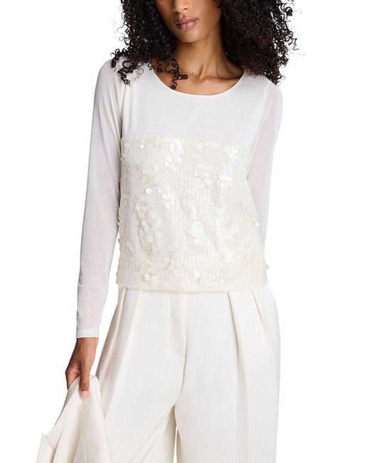 Kenneth Cole White Blouse