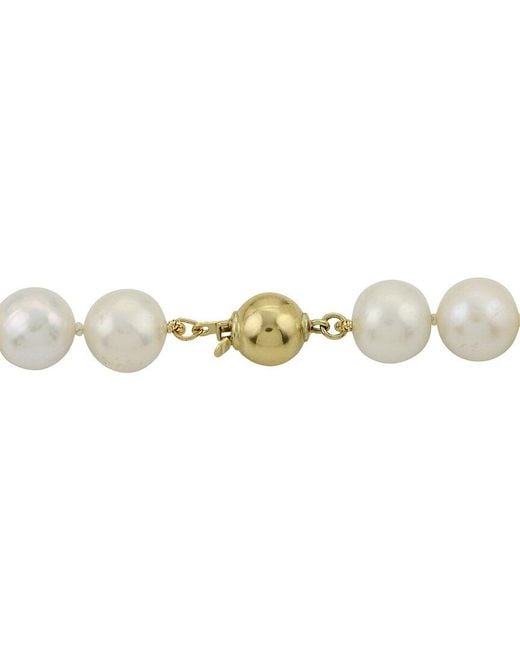Pearls Metallic Windsor 14k 9.5-11.5mm Pearl Necklace
