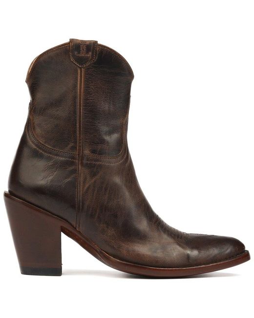 Lucchese Brown Violet Bootie