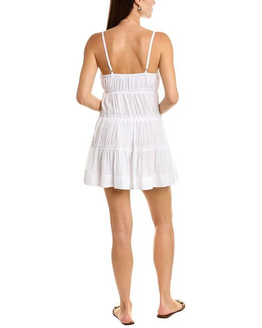 Ramy Brook White Amrie Mini Dress