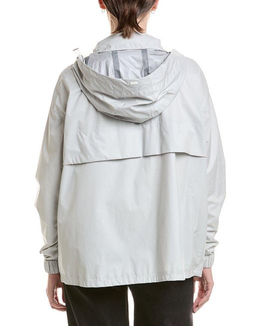 Herno Gray Hooded Jacket