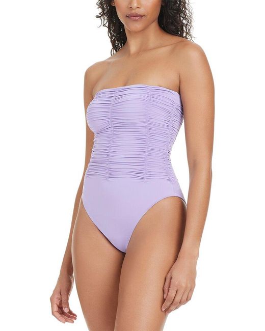 Sanctuary Purple Banded Mio One-Piece