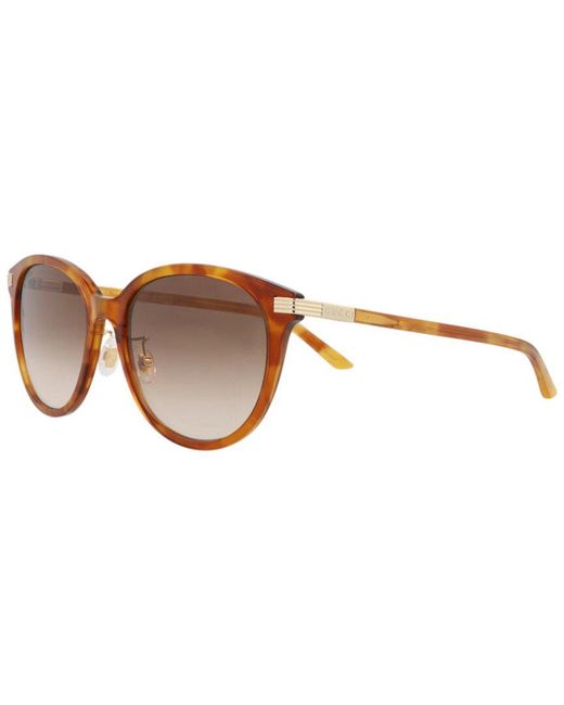 Gucci Brown 55Mm Sunglasses