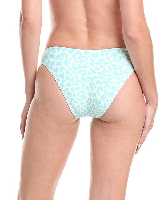 Kate Spade Blue High-Cut Bikini Bottom