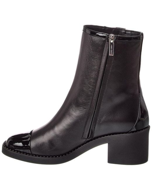 Jimmy Choo Black Adry 60 Leather Bootie