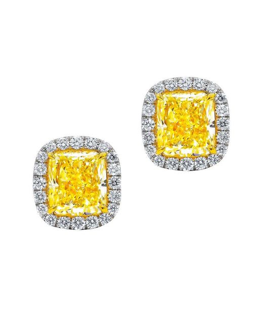 Diana M Metallic Fine Jewelry 18k 2.13 Ct. Tw. Diamond Earrings