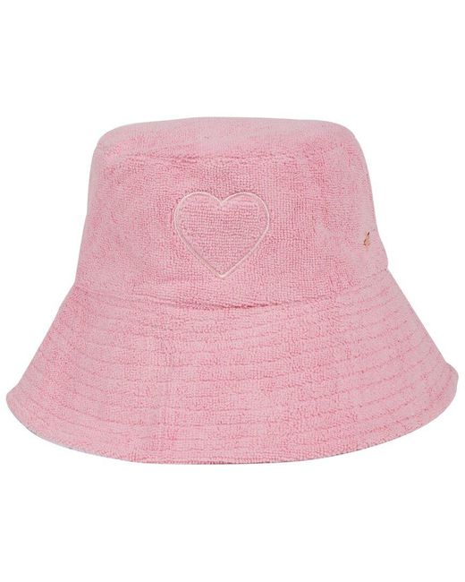 Jocelyn Pink French Terry Bucket Hat
