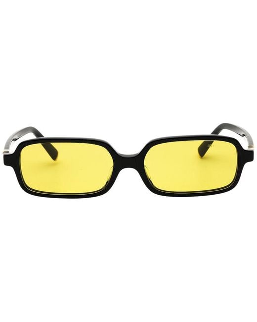 Miu Miu Yellow 0Mu 11Zsf 52Mm Sunglasses