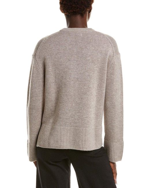 NAADAM Gray Premium Wool & Cashmere-Blend Utility Sweater