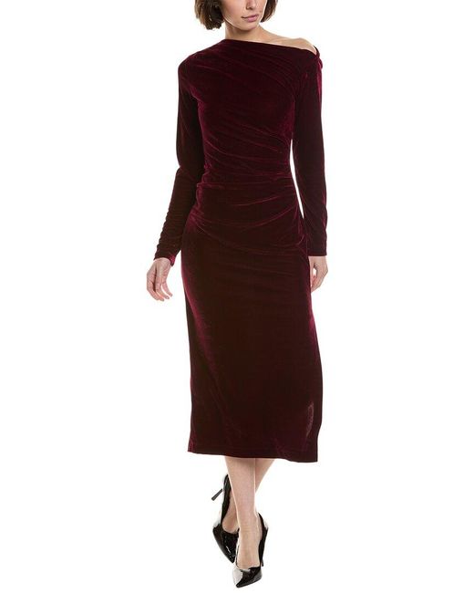Reiss Red Brooke Dress