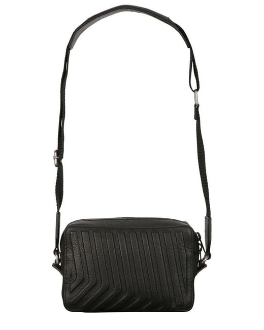 Balenciaga Black Car Leather Camera Bag for men