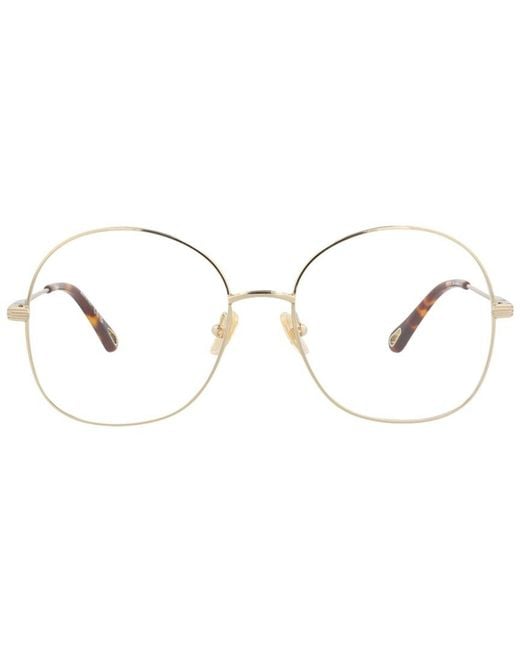 Chloé Metallic 55Mm Optical Frames