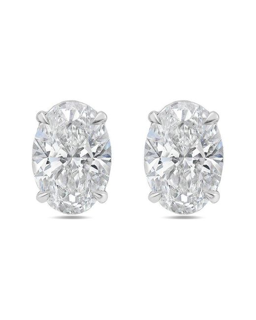 Diana M White Diana M. 14K 10.00 Ct. Tw. Lab-Grown Diamond Earrings