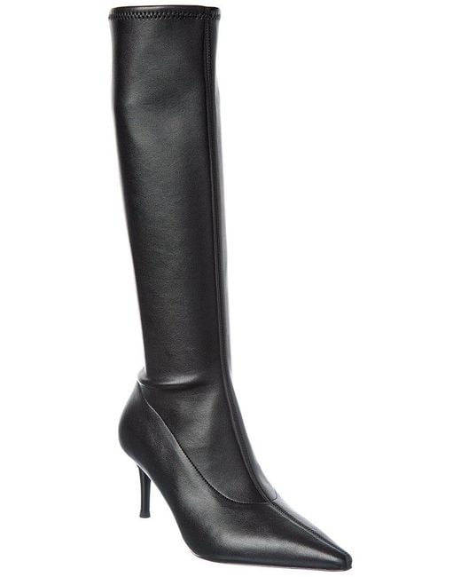Rag & Bone Black Mercer Leather Knee-High Boot