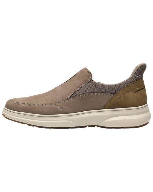 Clarks Brown Leather Loafer for men