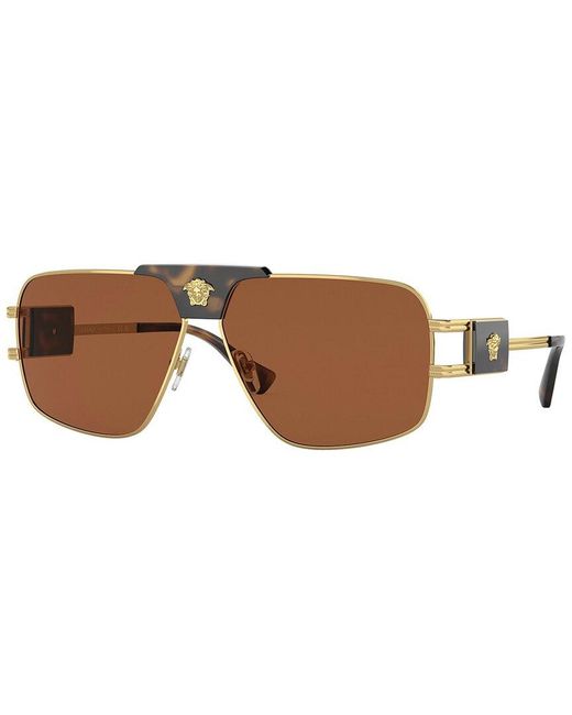 Versace Sunglasses in Brown for Men | Lyst Canada