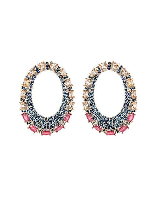 Eye Candy LA Metallic Luxe Collection Cz Earrings