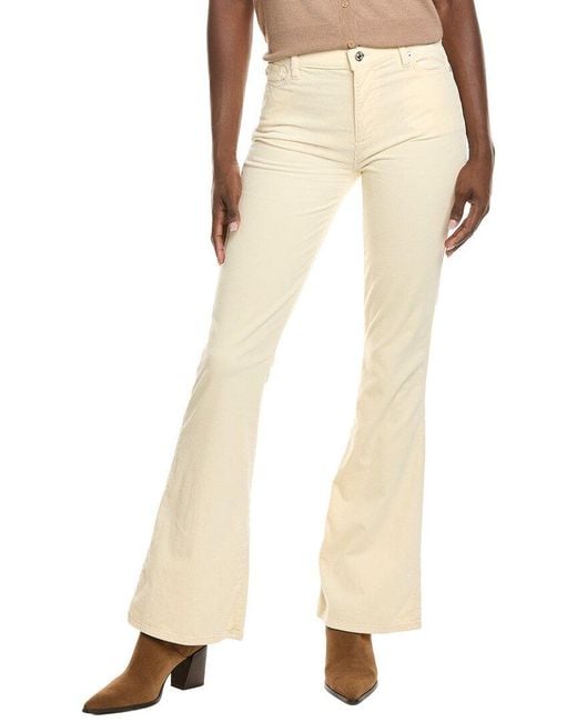 7 For All Mankind Natural Ali High Waist Corduroy Trouser