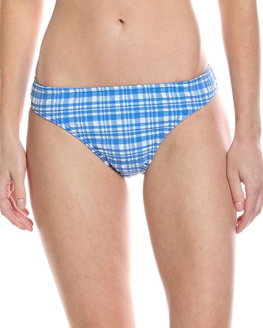 Kate Spade Blue High-Cut Bikini Bottom