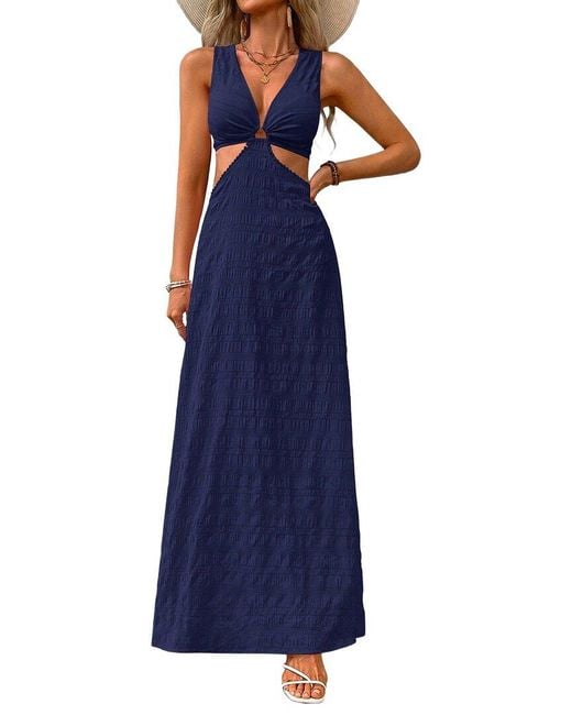 VIBI Blue Maxi Dress