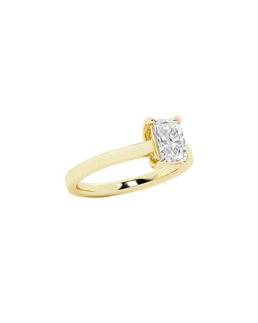 Lab Grown Diamonds Metallic 14K 1.00 Ct. Tw. Lab-Grown Diamond Solitaire Engagement Ring