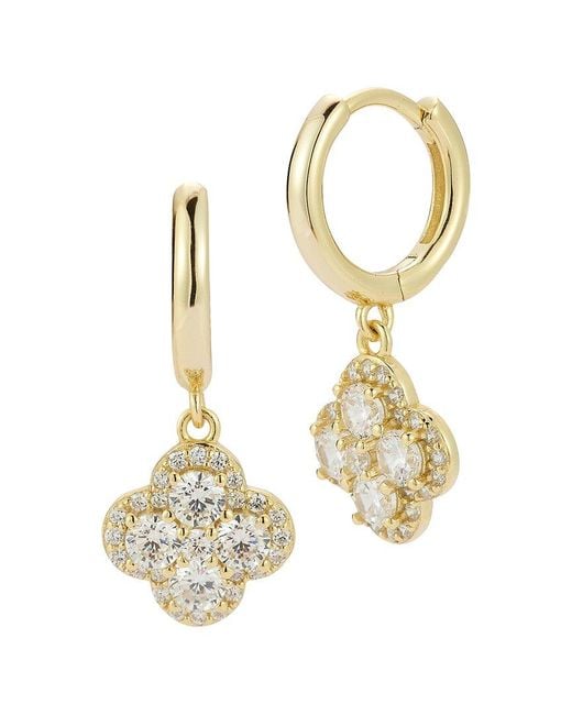 Glaze Jewelry Metallic 14K Plated Cz Earrings
