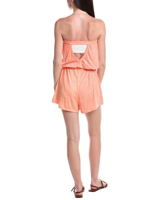 Becca Red Beach Date Romper