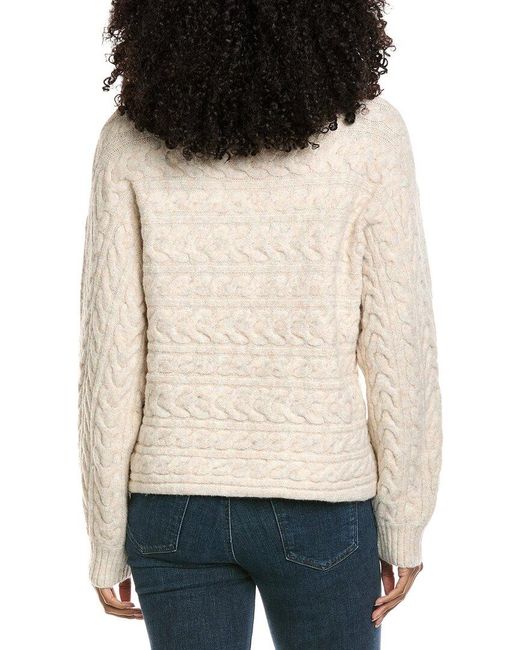 Fate Natural Cable Knit Sweater