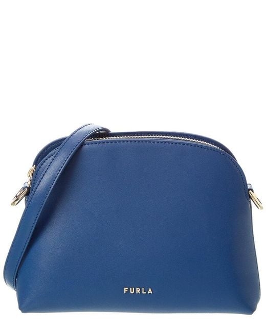 FURLA バッグ furla-Blue-Zelda-Leather-