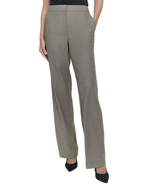 Halston Heritage Gray Trouser Pant