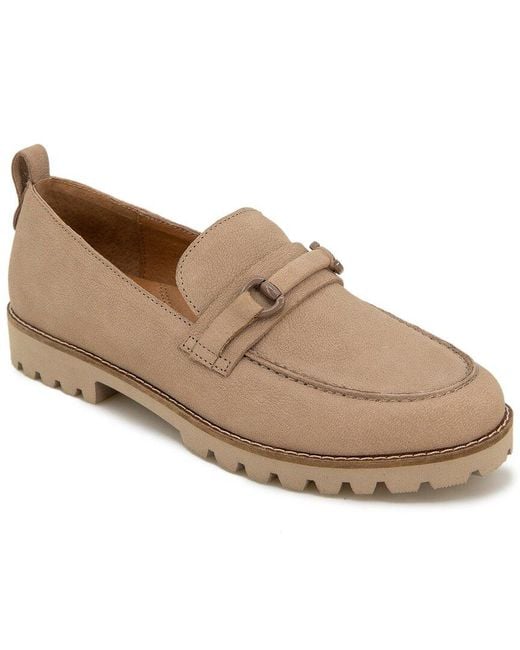 Gentle Souls Brown By Kenneth Cole Eugene Lug Bit Leather Loafer