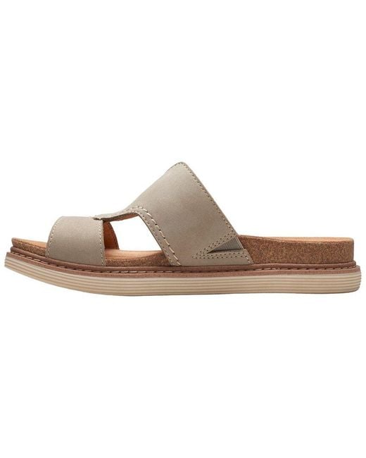 Clarks Brown Arwell Walk Nubuck Sandal