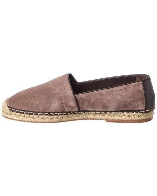 Brunello Cucinelli Brown Suede Espadrilles for men