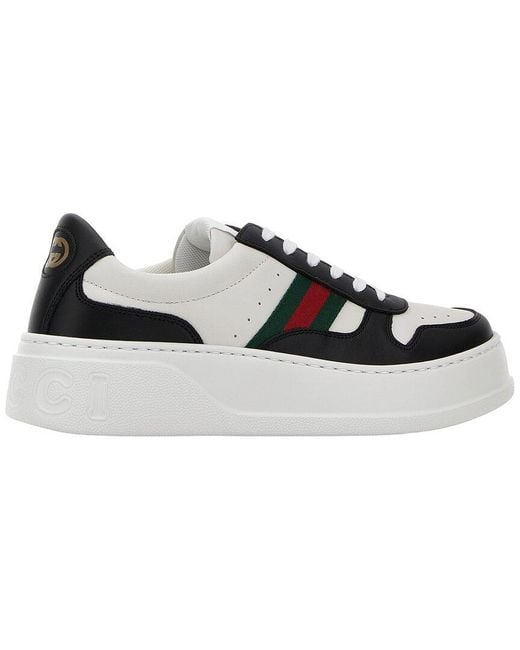 Gucci Black Leather Sneaker