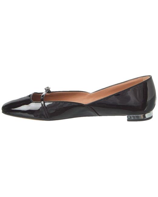 Aquazzura Black Soul Sister Patent Ballerina Flat