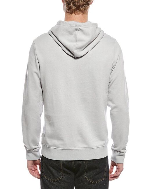 Onia Gray Terry Pullover Hoodie for men