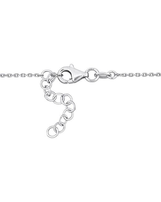 Rina Limor Metallic 14K 0.43 Ct. Tw. Diamond Station Necklace
