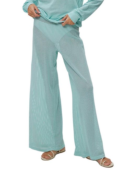 Michael Stars Blue Priscilla Straight Leg Pant