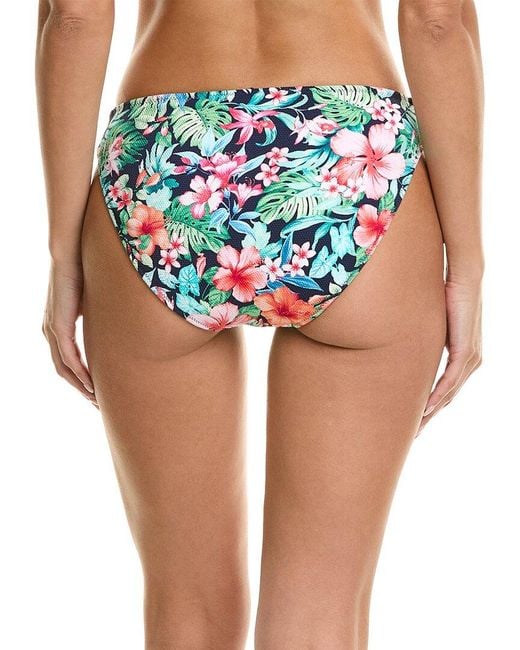 Tommy Bahama Blue Island Cays Flora Reversible Hipster Bikini Bottom