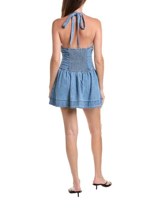 Free People Blue Clean Break Dress