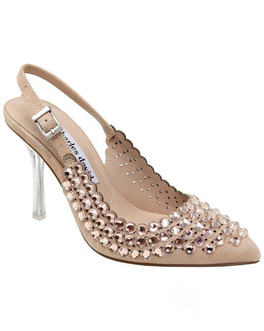 Charles David Natural Idol Suede Sandal
