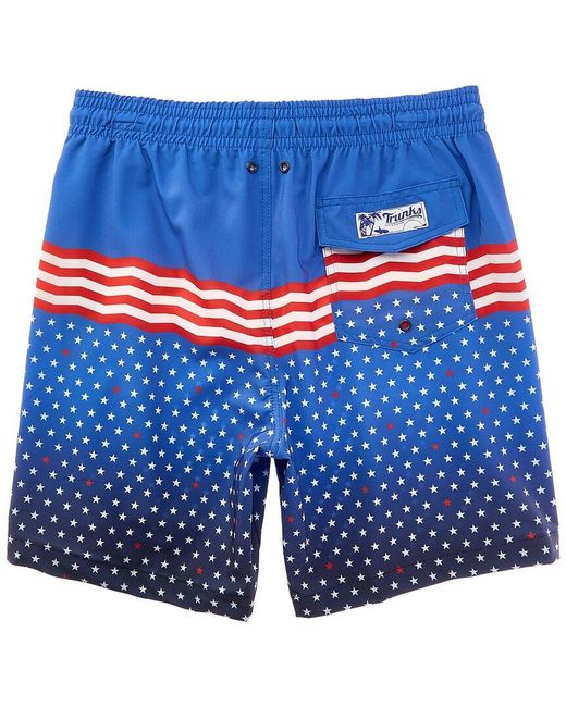 Trunks Surf & Swim Blue Sano Swim Trunk for men