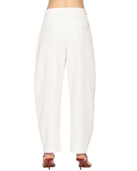 Alexia Admor White Solene Barrel Pant
