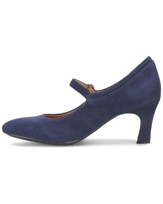 Söfft Blue Sienna Suede Pump