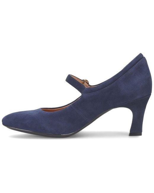 Söfft Blue Sienna Suede Pump