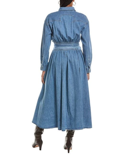 Mother Blue The Gallop Shirtdress