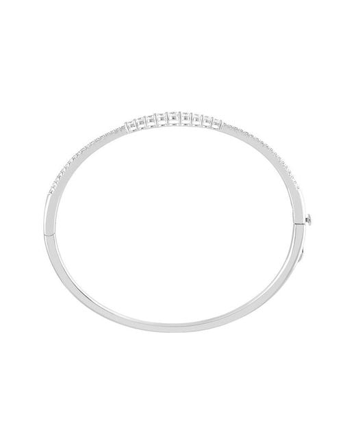 Lab Grown Diamonds White 1.00 Ct. Tw. Lab-Grown Diamond Bangle Bracelet