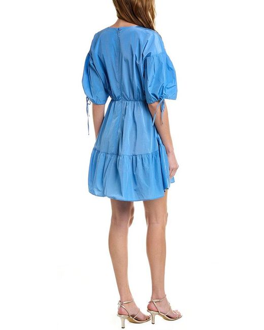 Ted Baker Blue Suza Wrap Mini Dress