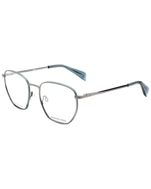 Rag & Bone Metallic Rnb7018 52Mm Optical Frames