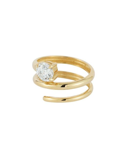Reiss Metallic 14K 1.00 Ct. Tw. Lab-Grown Diamond Ring